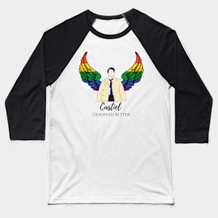 Castiel deserved better with rainbow wings Baseball T-Shirt